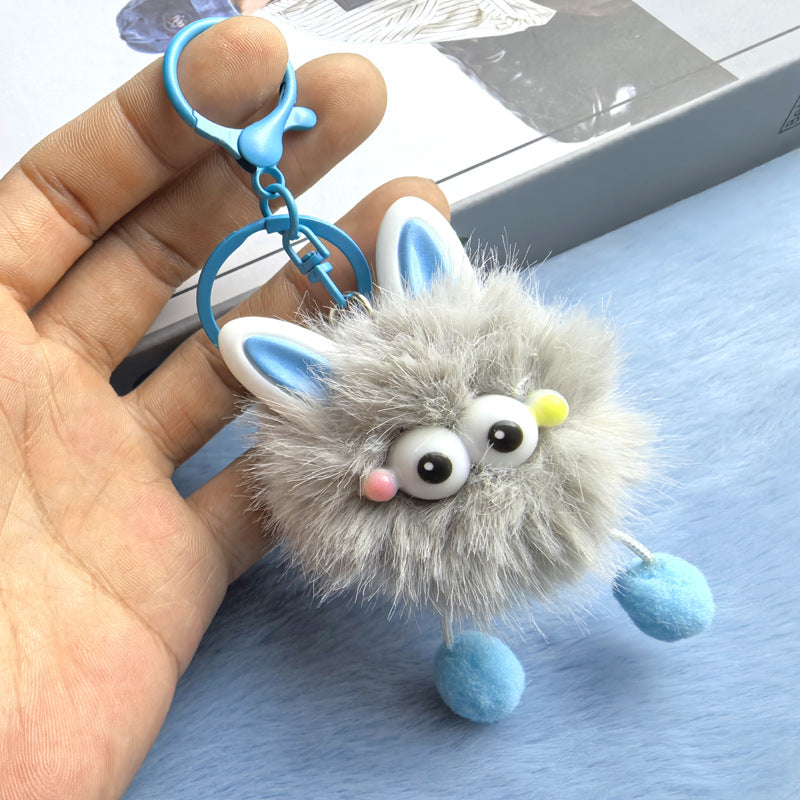 Wholesale 10pcs Ear Elf Plush Cartoon Cute Keychain